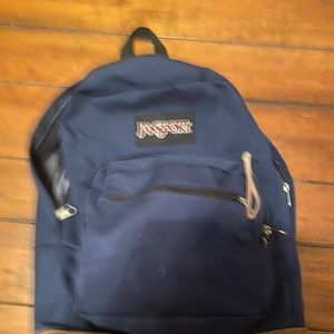 Jansport navy blue large backpack